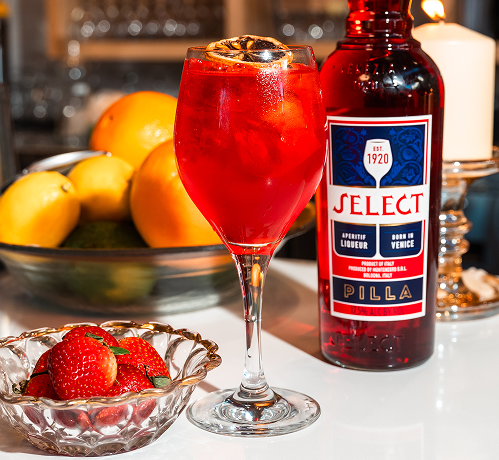 Low ABV cocktail with aperitivo and fresh garnish at Pals